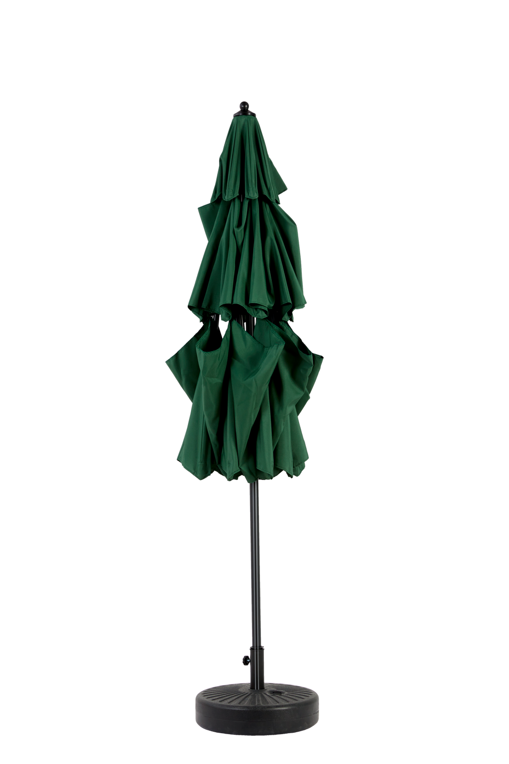 10ft 3-Tier Aluminium Patio Umbrella with Auto-Tilt (No Base)