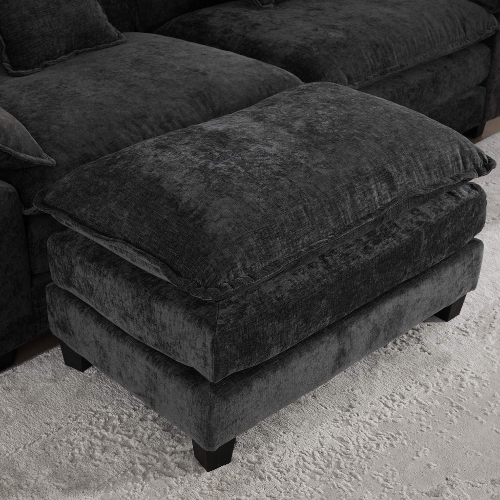 Modern Sectional Cloud Sofa Single Seat (Ottoman is Not Included)