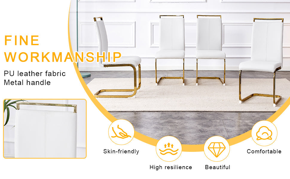 Elegant Transparent Tempered Glass Dining Set