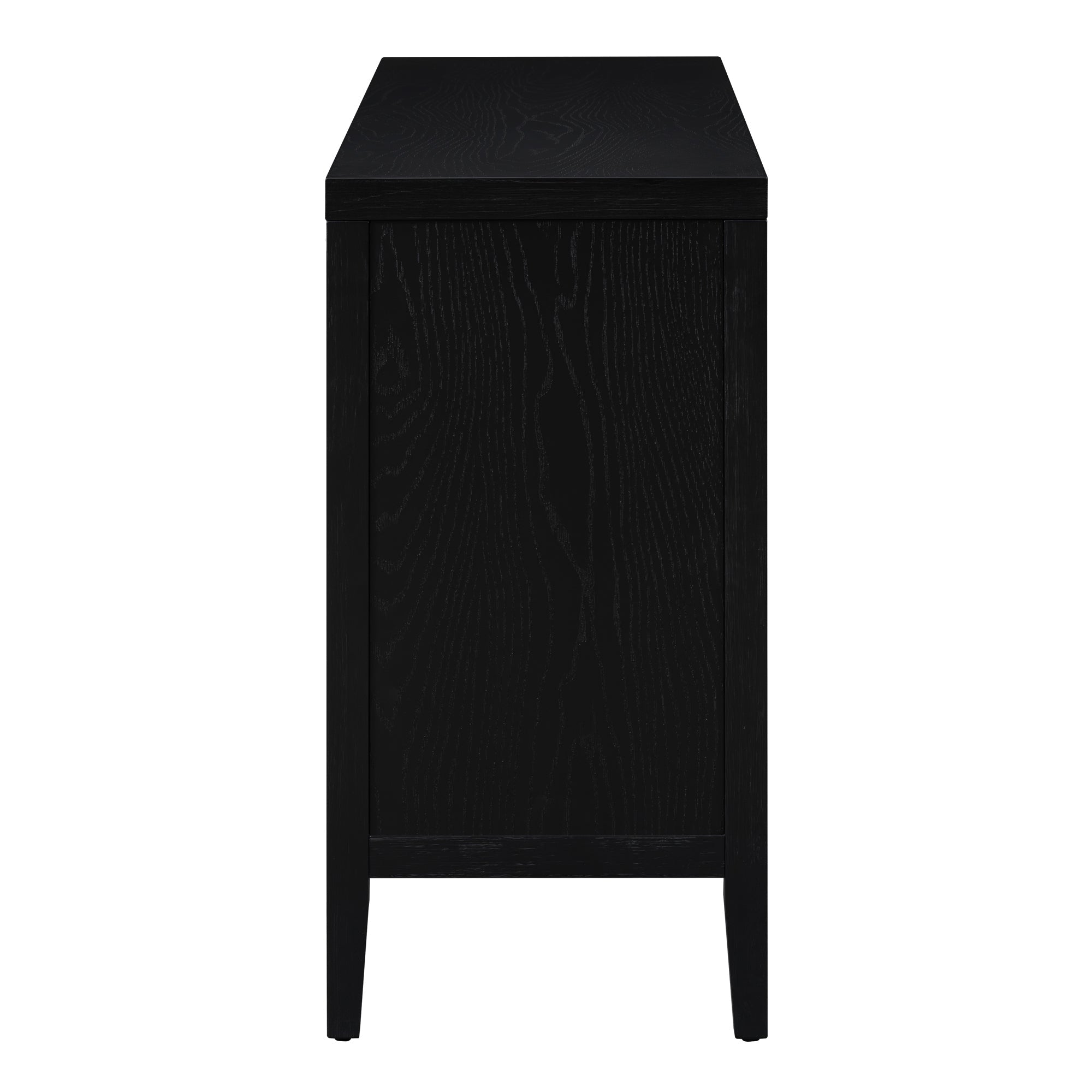 60" Circular Groove Design Sideboard Door for Living Room
