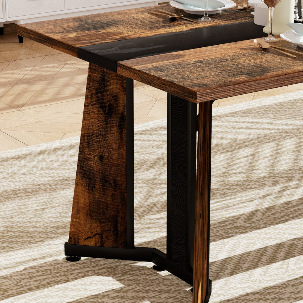 Rustic Rectangular Large Dining Table