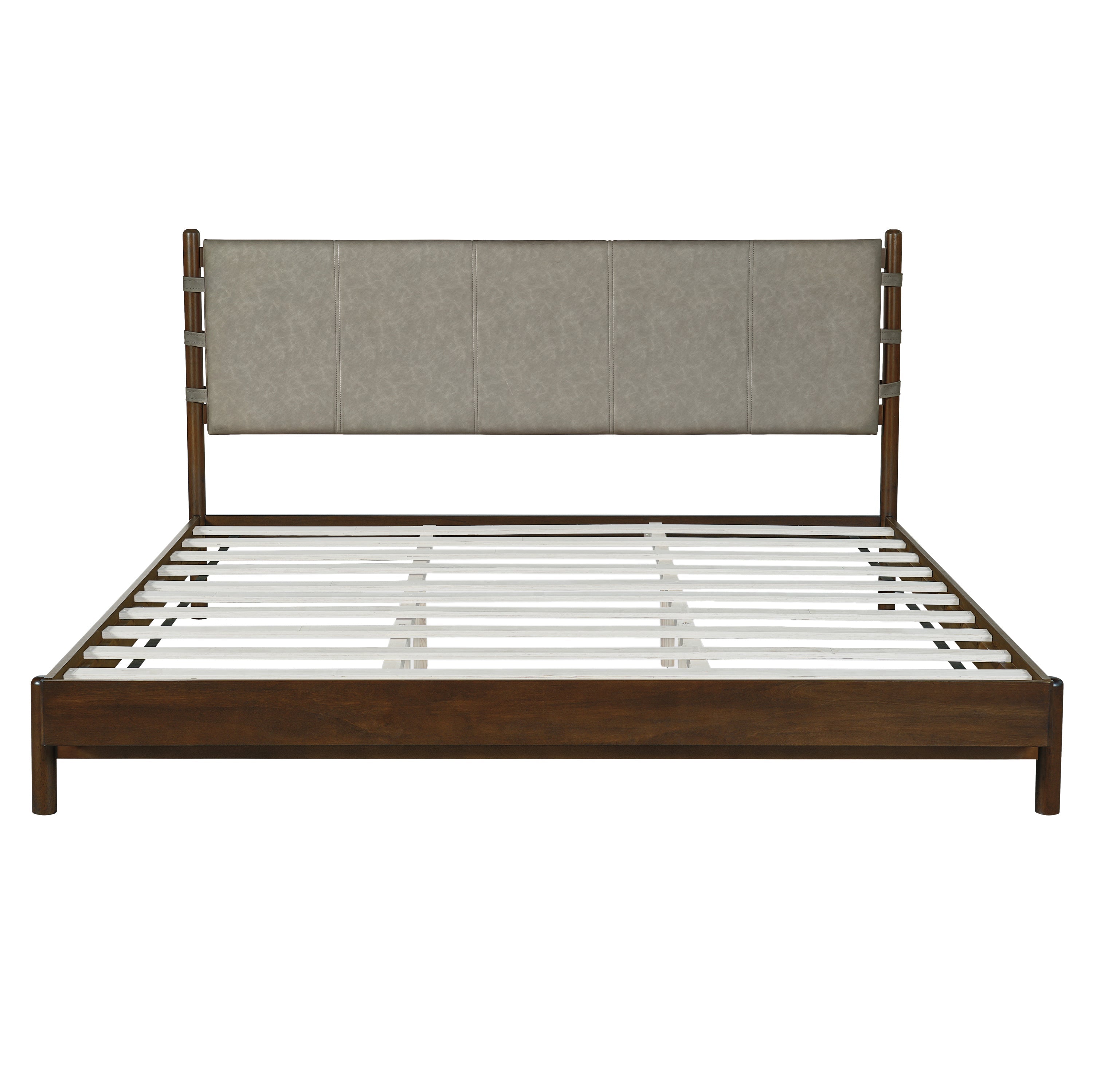 Premium Rubber Wood Platform Bed Frame