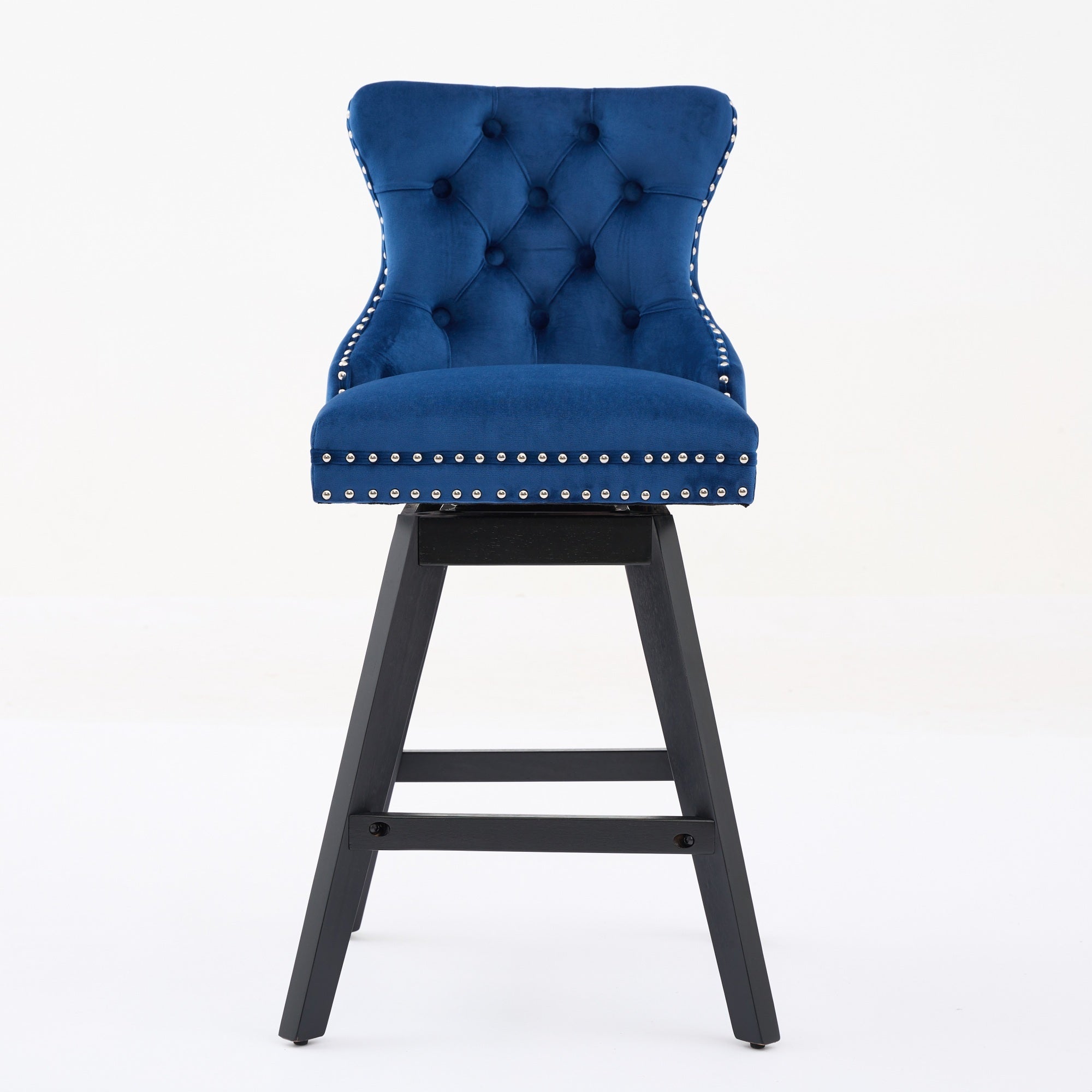 Swivel Velvet Barstools (Set of 2)