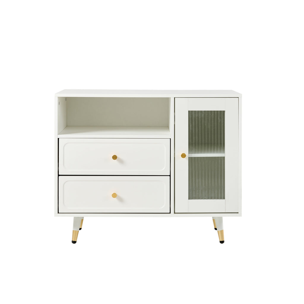 Modern Makeup Vanity Desk with Mirror and Lights