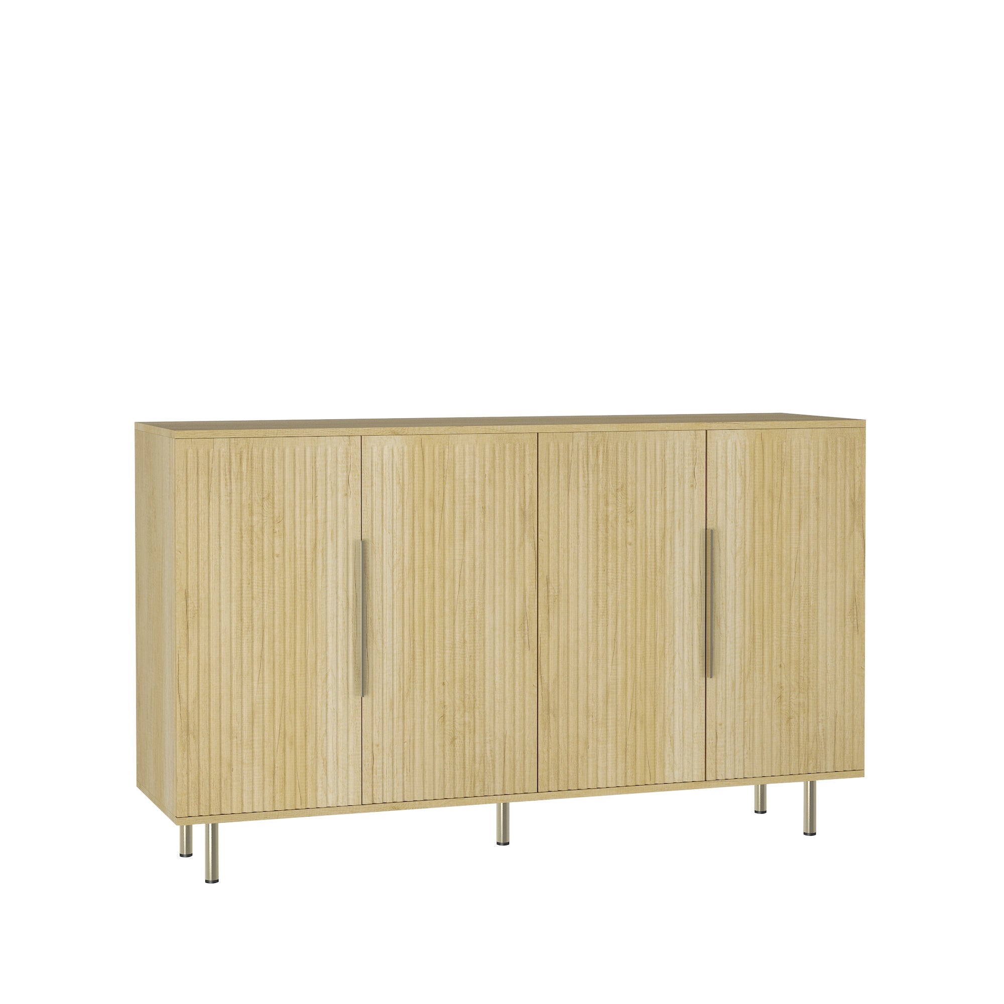 Modern Wood Buffet Cabinet with Storage