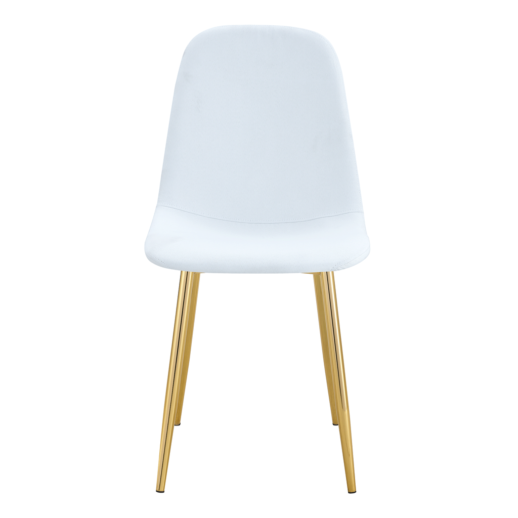 Luxury Simple Chair Black Linen Dining Chair  (Set of 4)