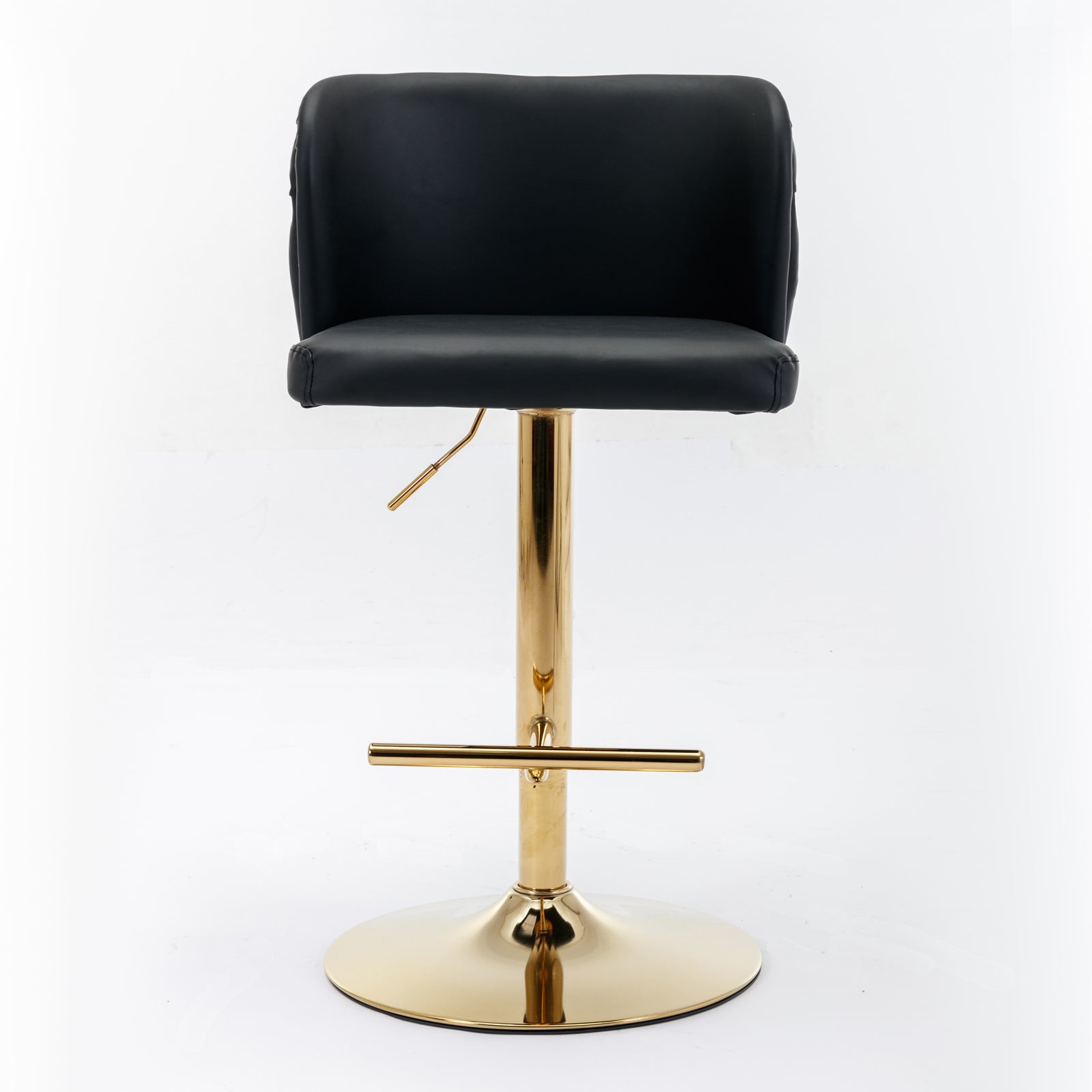 Modern PU Upholstered Bar Stools（Set of 2）