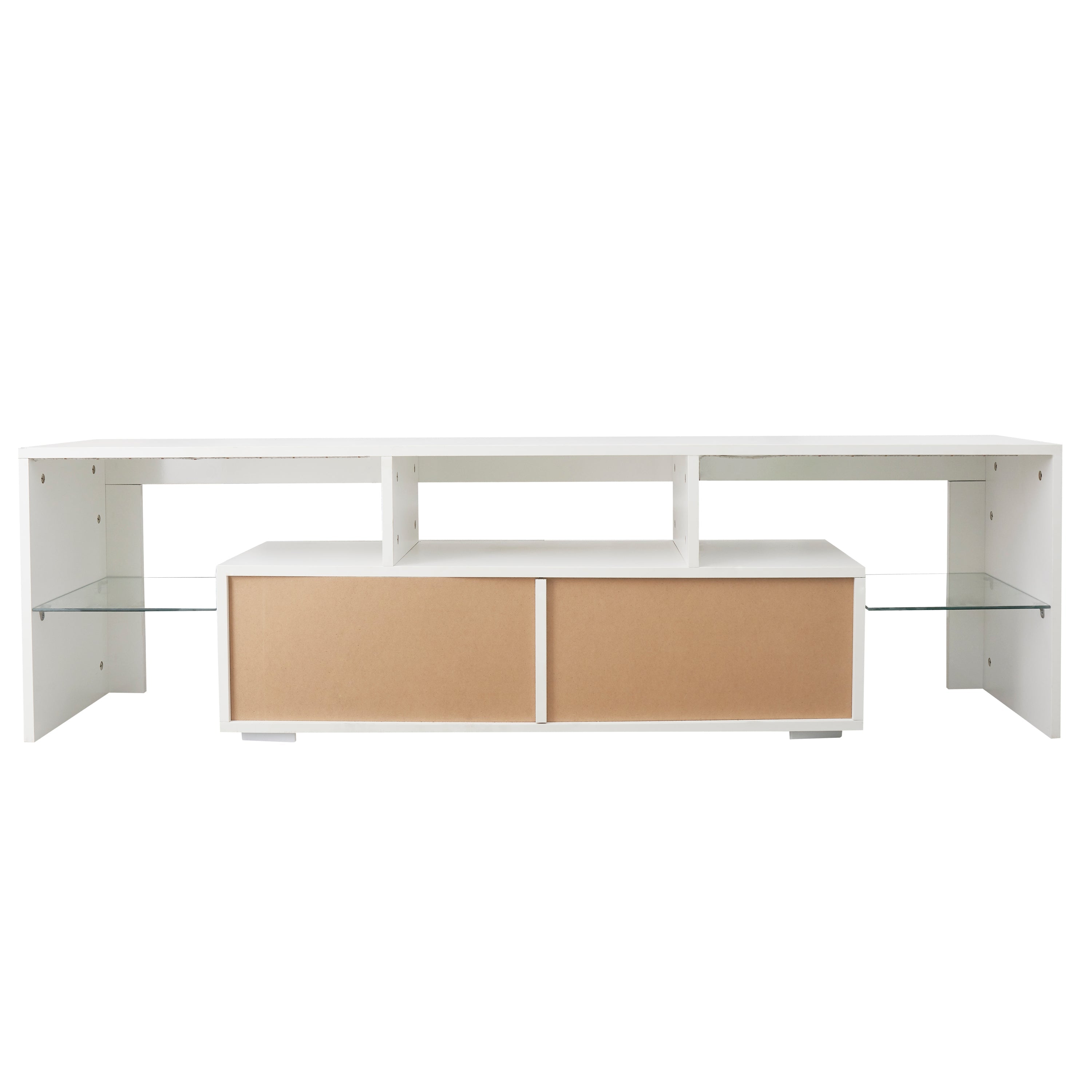Modern Remote Control 20 Colors LED Lights TV Stand