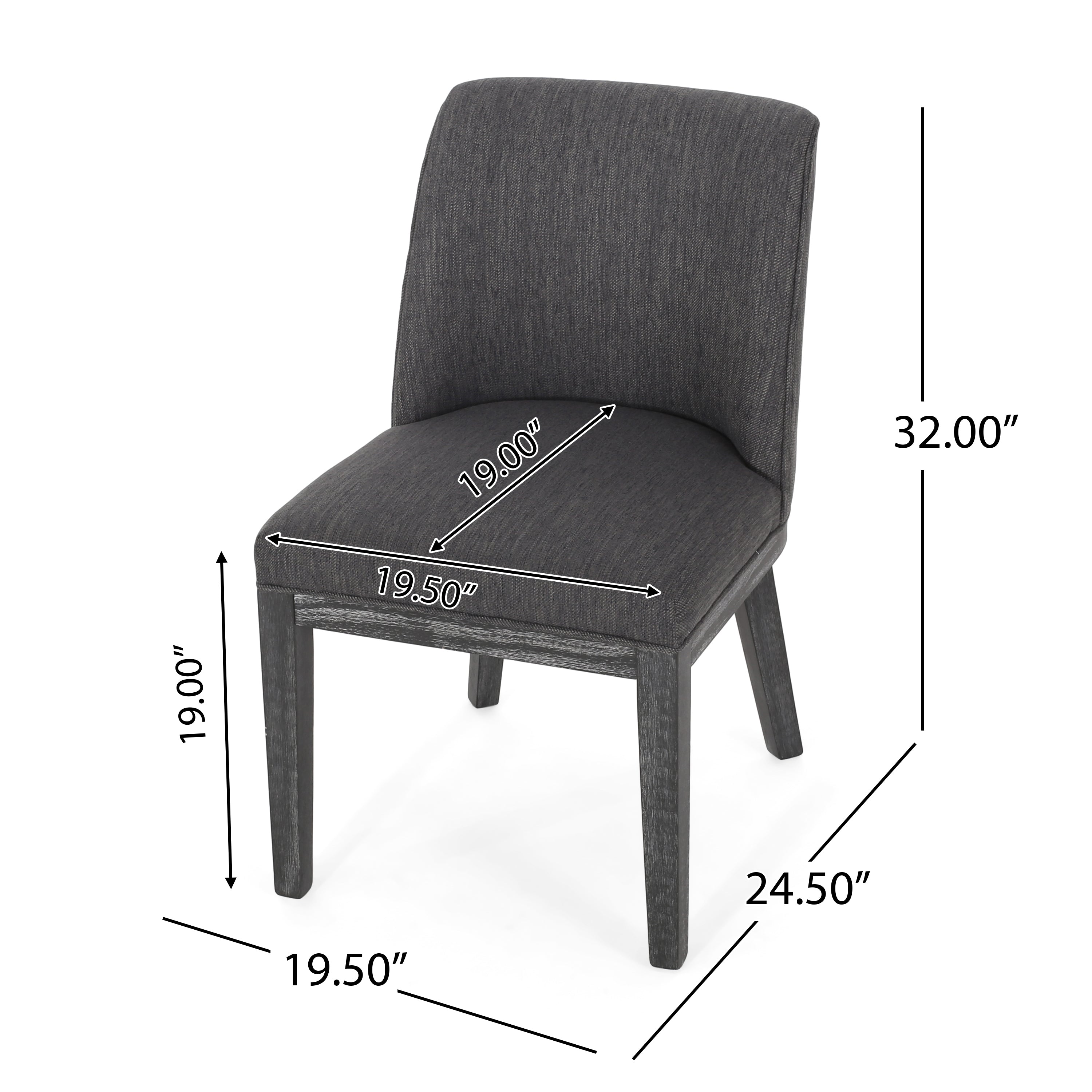 Modern Rustic Dining Chair (Set of 2)