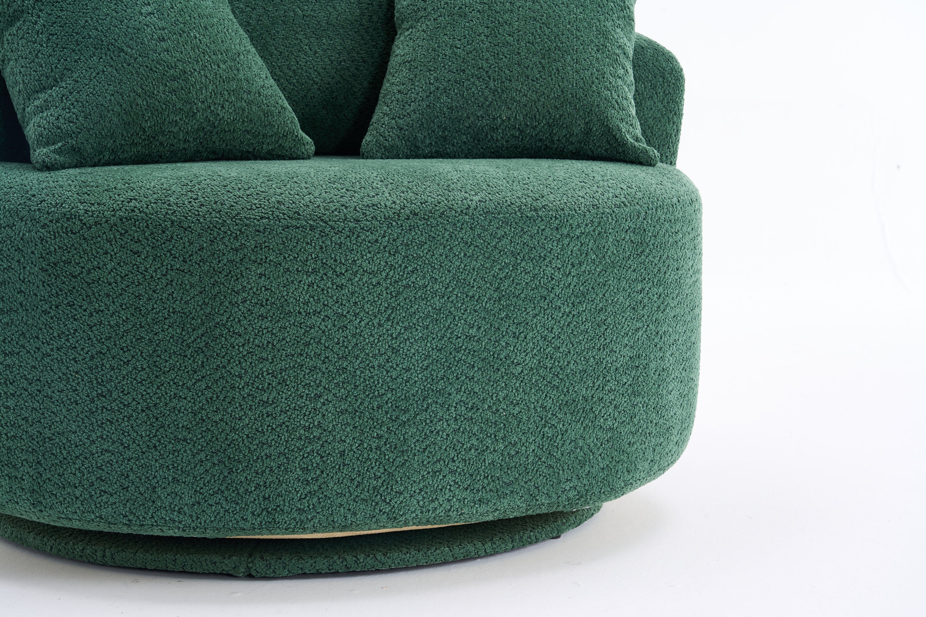 360° Swivel Round Upholstered Sofa Chair