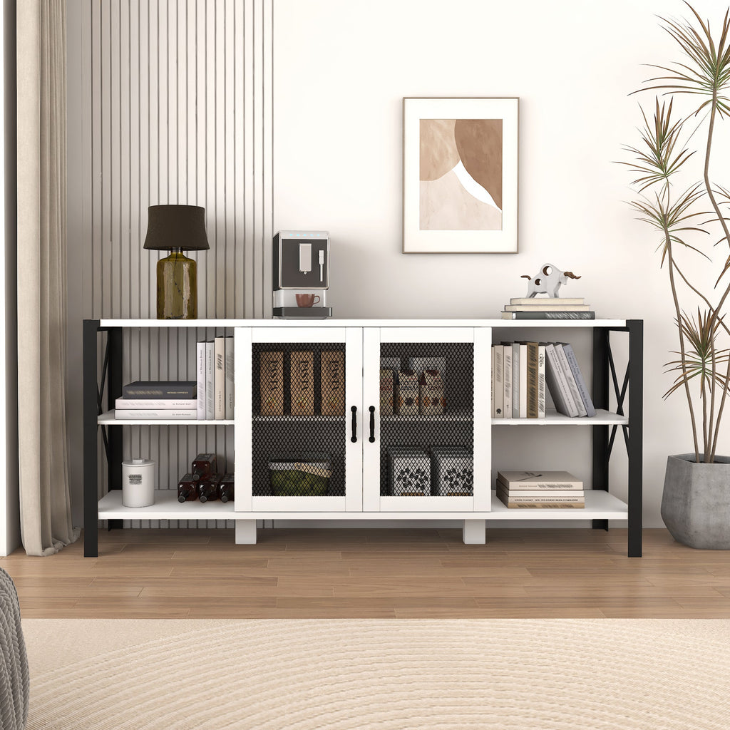 Industrial TV Stand for Living Room