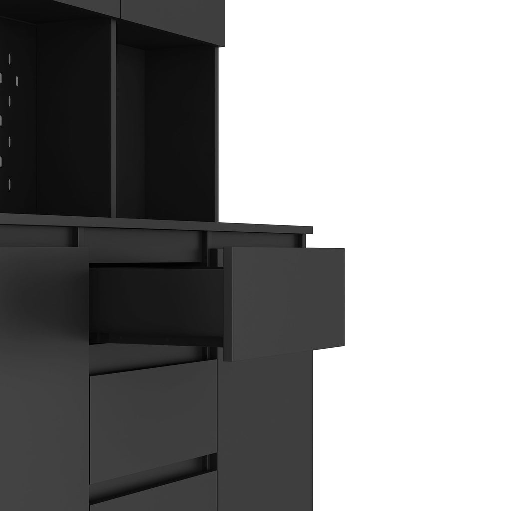 74" Freestanding Kitchen Pantry Cabinet