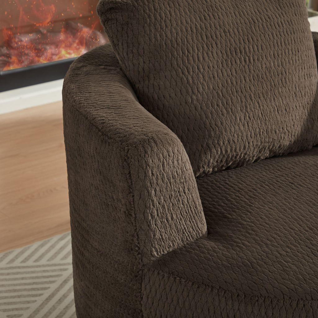 360° Swivel Compressible Accent Chair