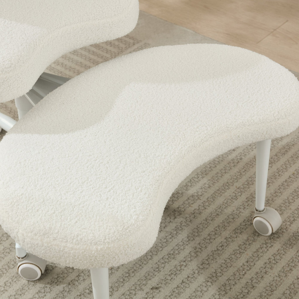 Teddy Meditation Cross Legged Chair with Wheels