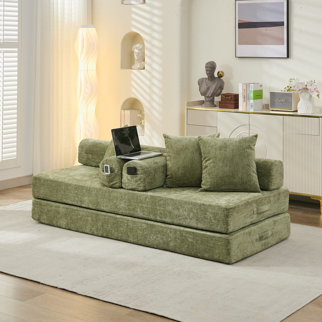 Comfy Convertible Folding Mattress Sofa Bed