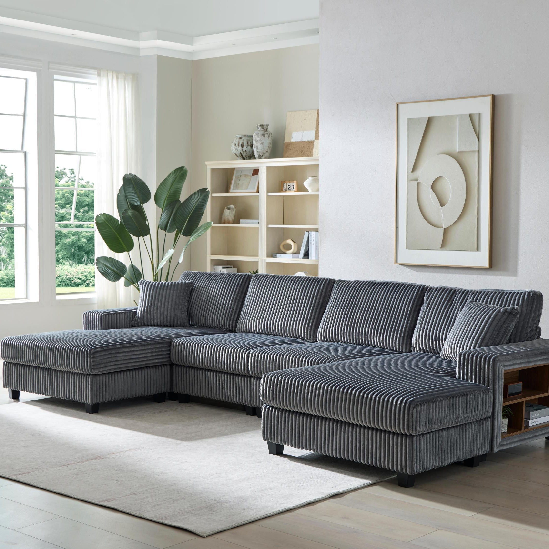 Convertible U-shaped Combination Sofa