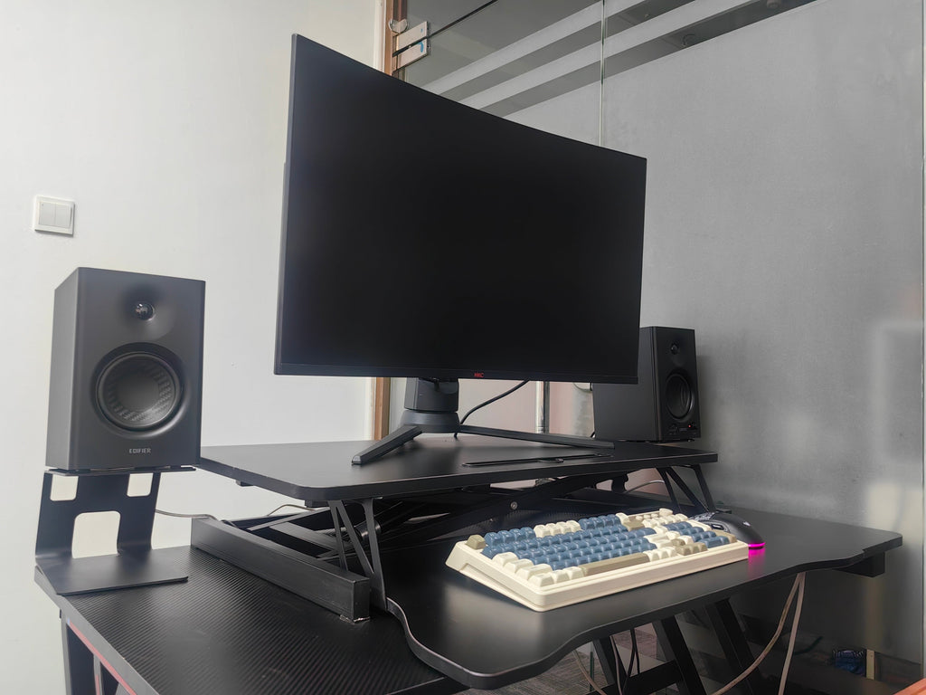 32 Inch Desk Converter Height Adjustable Sit to Stand Rise