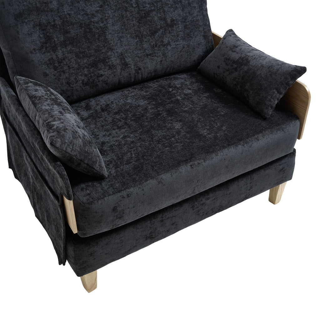 Mid-Century Modern Foldable Sofa Bed Recliner
