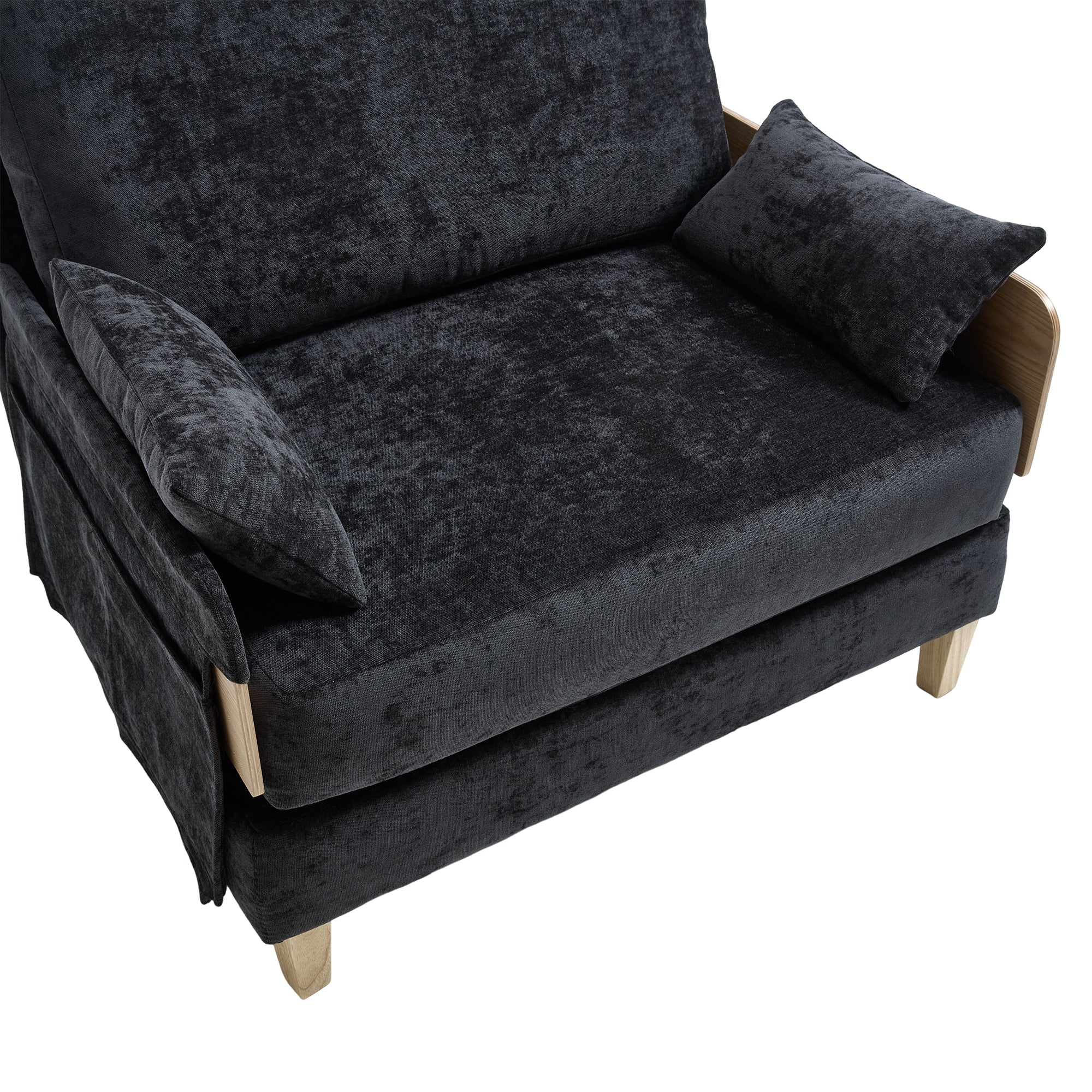 Mid-Century Modern Foldable Sofa Bed Recliner