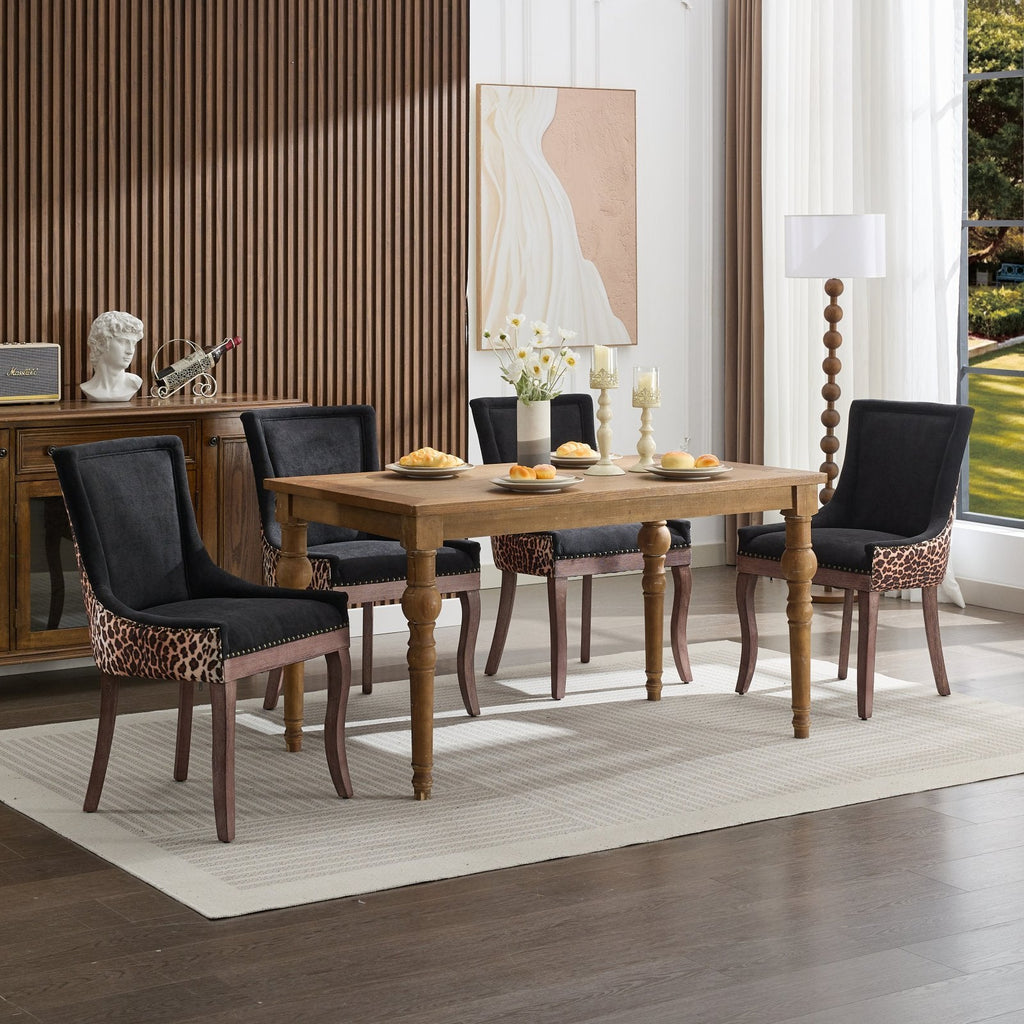 Ultra Side Thickened Fabric Dining Chair (Set of 2)