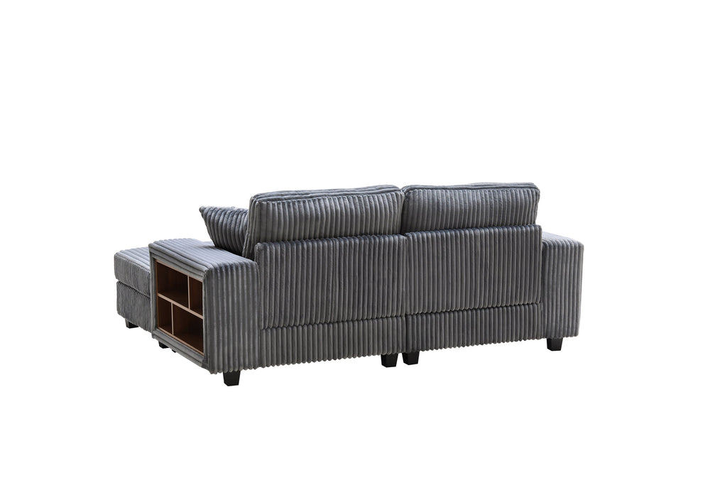 Convertible Sleeper Sectional Sofa with Storage