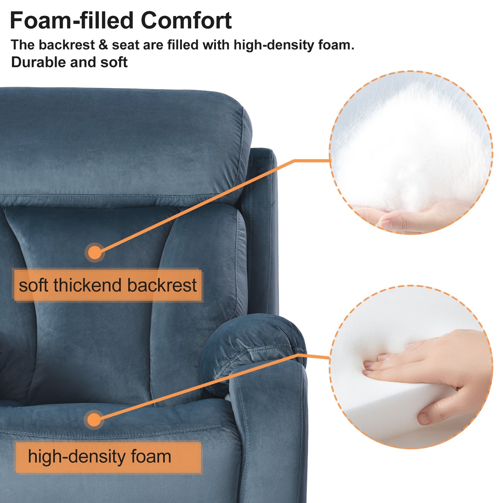 Electric Heavy Duty Lift Chair Recliners Chair for Small Spaces