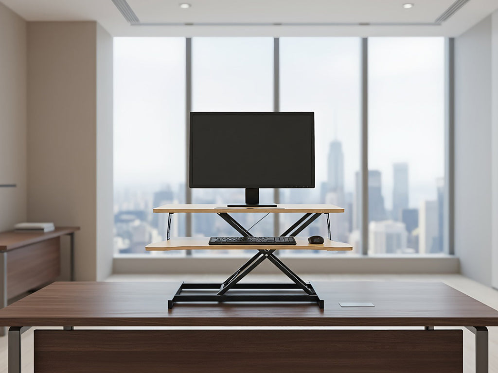 32 Inch Desk Converter Height Adjustable Sit to Stand Rise