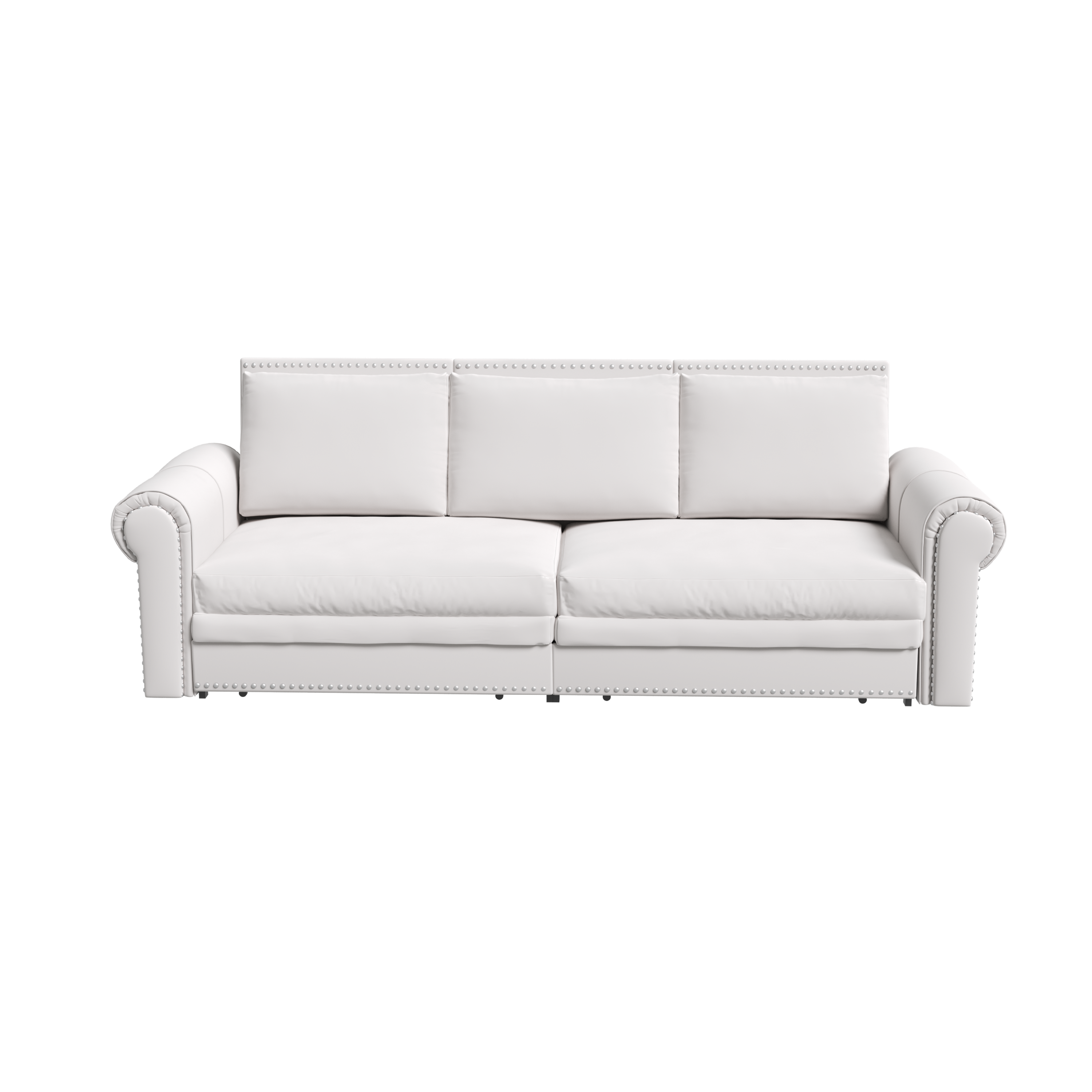 93.7' King Velvet Convertible Sleeper Sofa