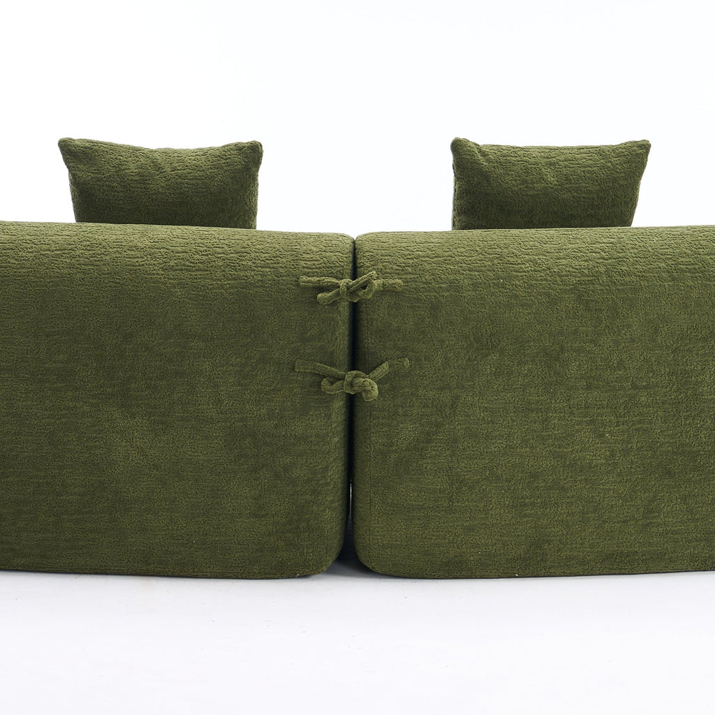 30D High-Density Sponge Sectional Couch for Living Room