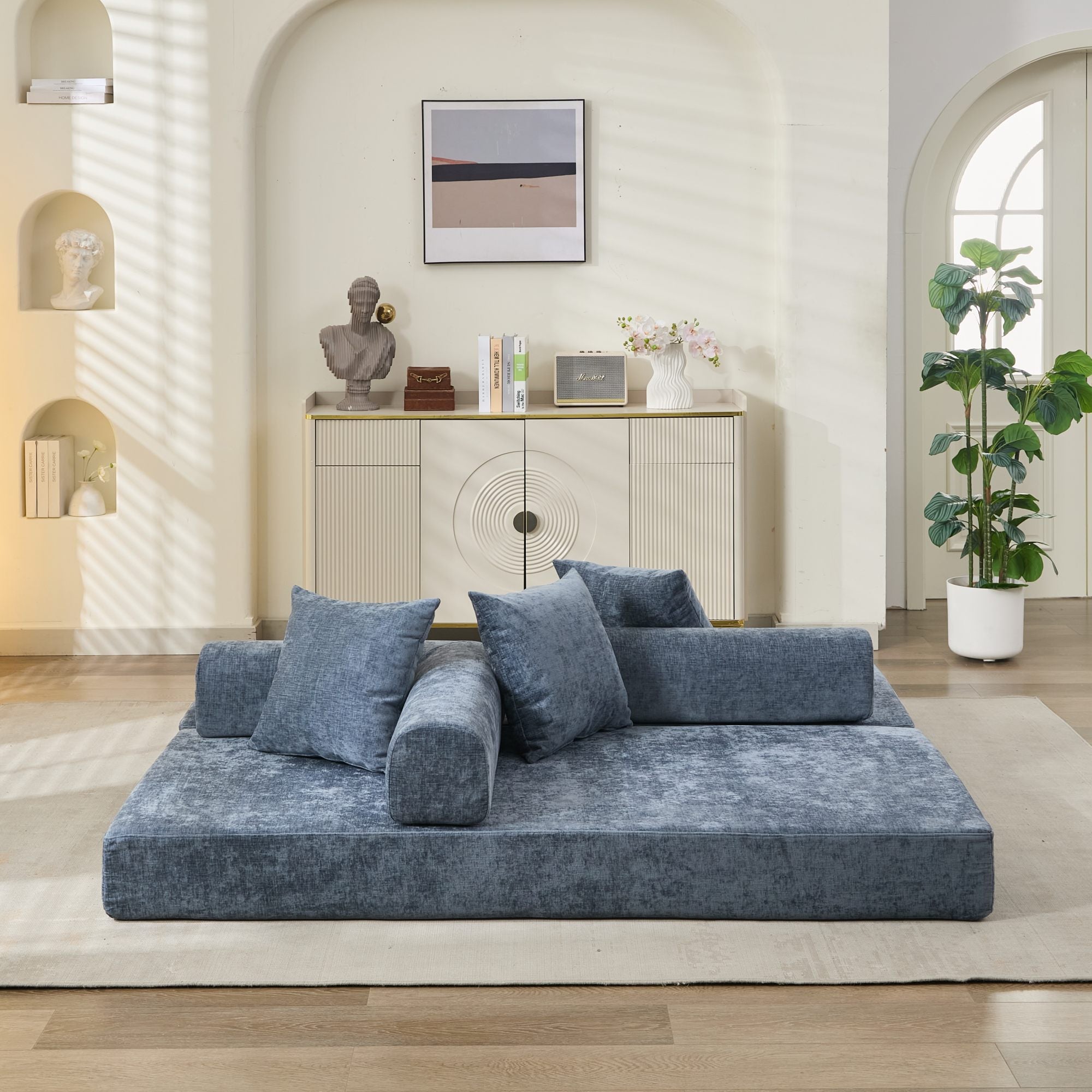 Comfy Convertible Folding Mattress Sofa Bed
