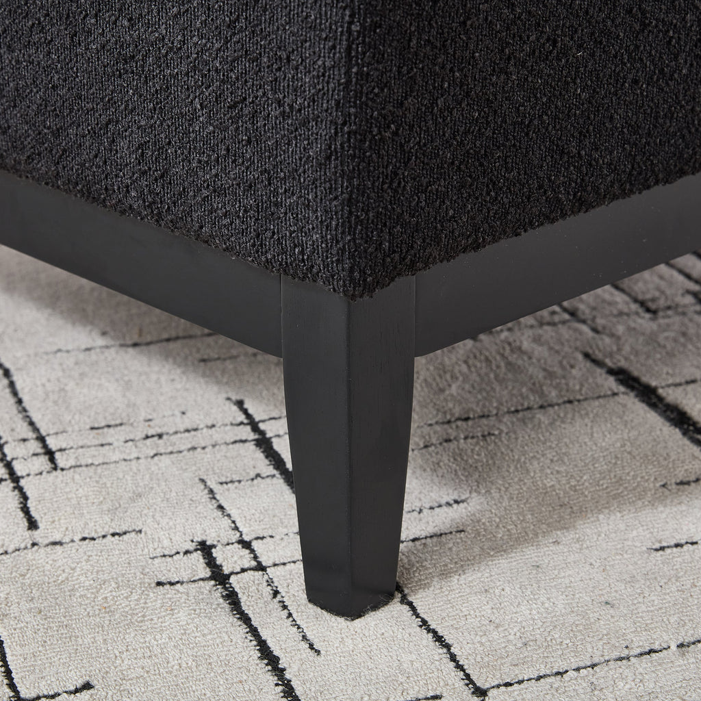 33.86'W Upholstered Wood Base Storage Ottoman