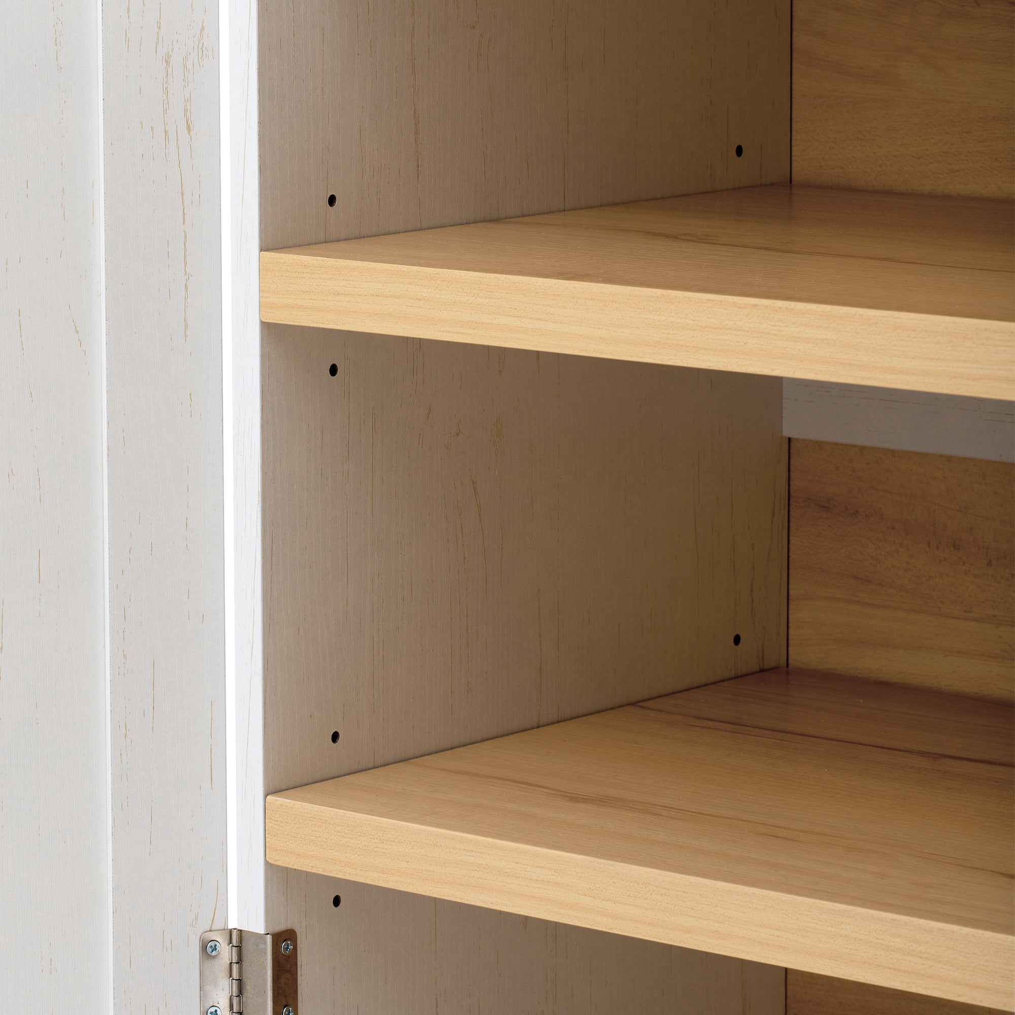 78" Tall Farmhouse Kitchen Pantry Cabinet with Shelves Drawer Wine Rack
