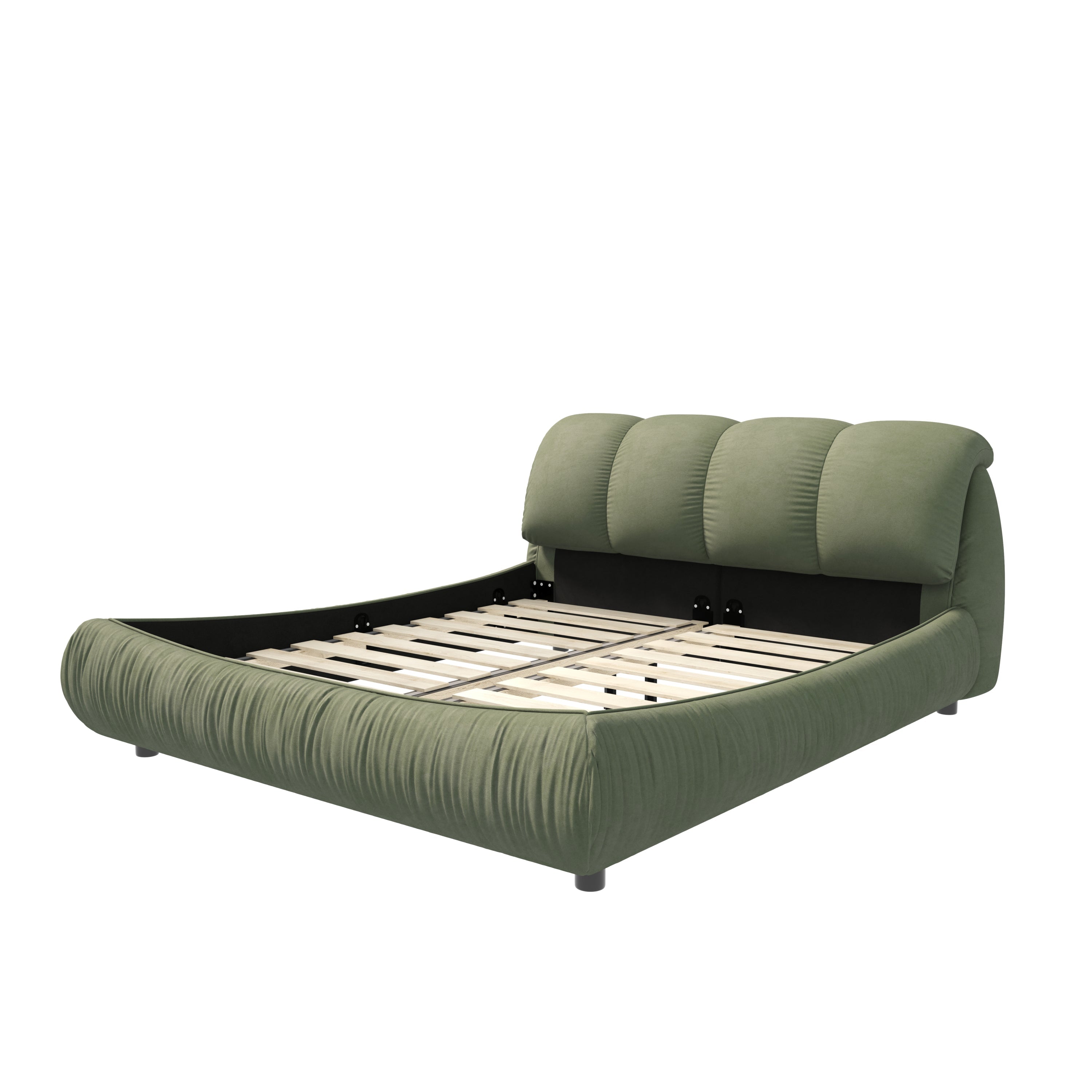 King/Queen Size Luxury Upholstered Platform Bed