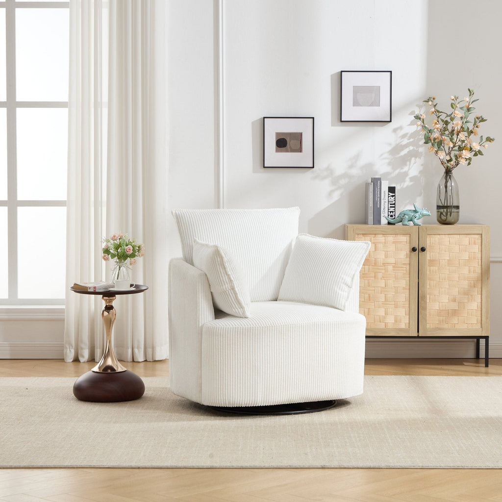 360° Smooth Swivel Living Chair