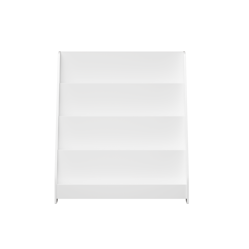 4-Tier MDF Toddler Book Display Shelves Kids Bookshelf