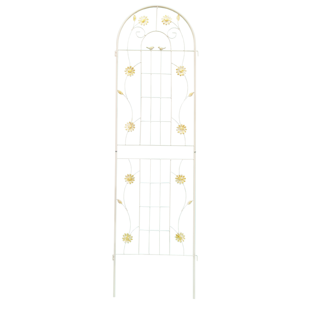 Metal Garden Trellis 71' x 19.7' Rustproof Trellis for Outdoor Flower Support