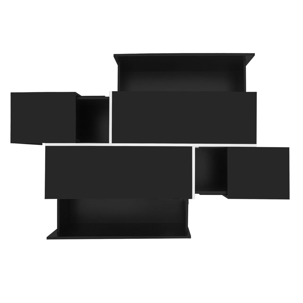 Multi-Functional Extendable Coffee Table with 2 Storage Space and Drawers