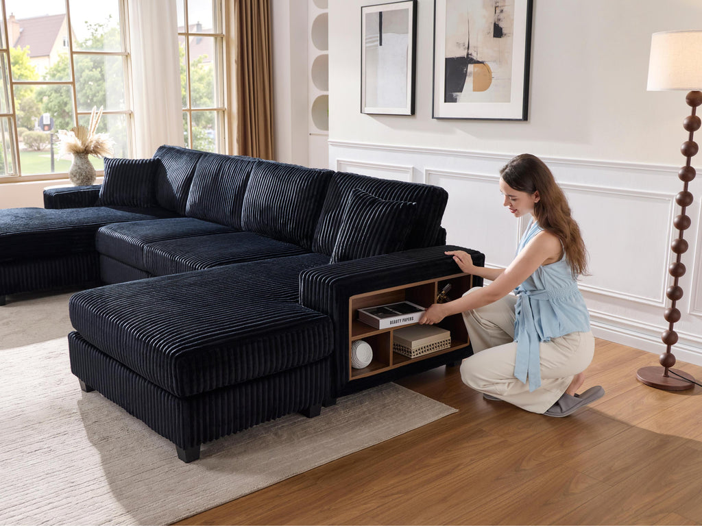 Convertible U-shaped Combination Sofa