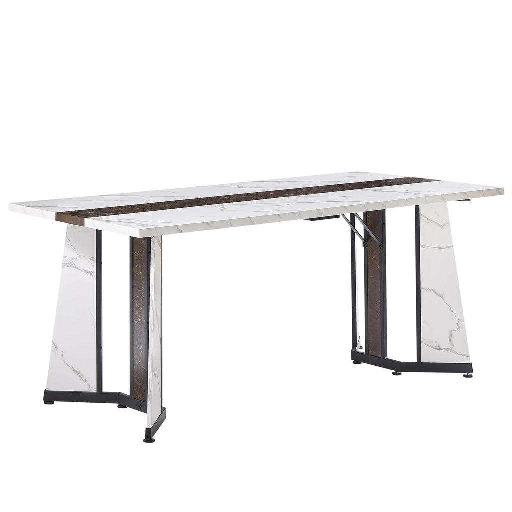 Rustic Rectangular Large Dining Table