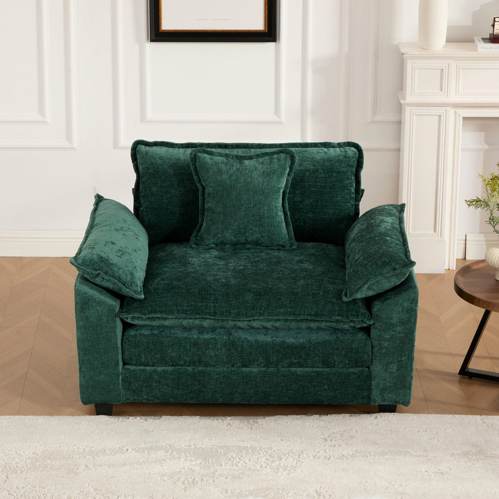 Modern Sectional Cloud Sofa Single Seat (Ottoman is Not Included)