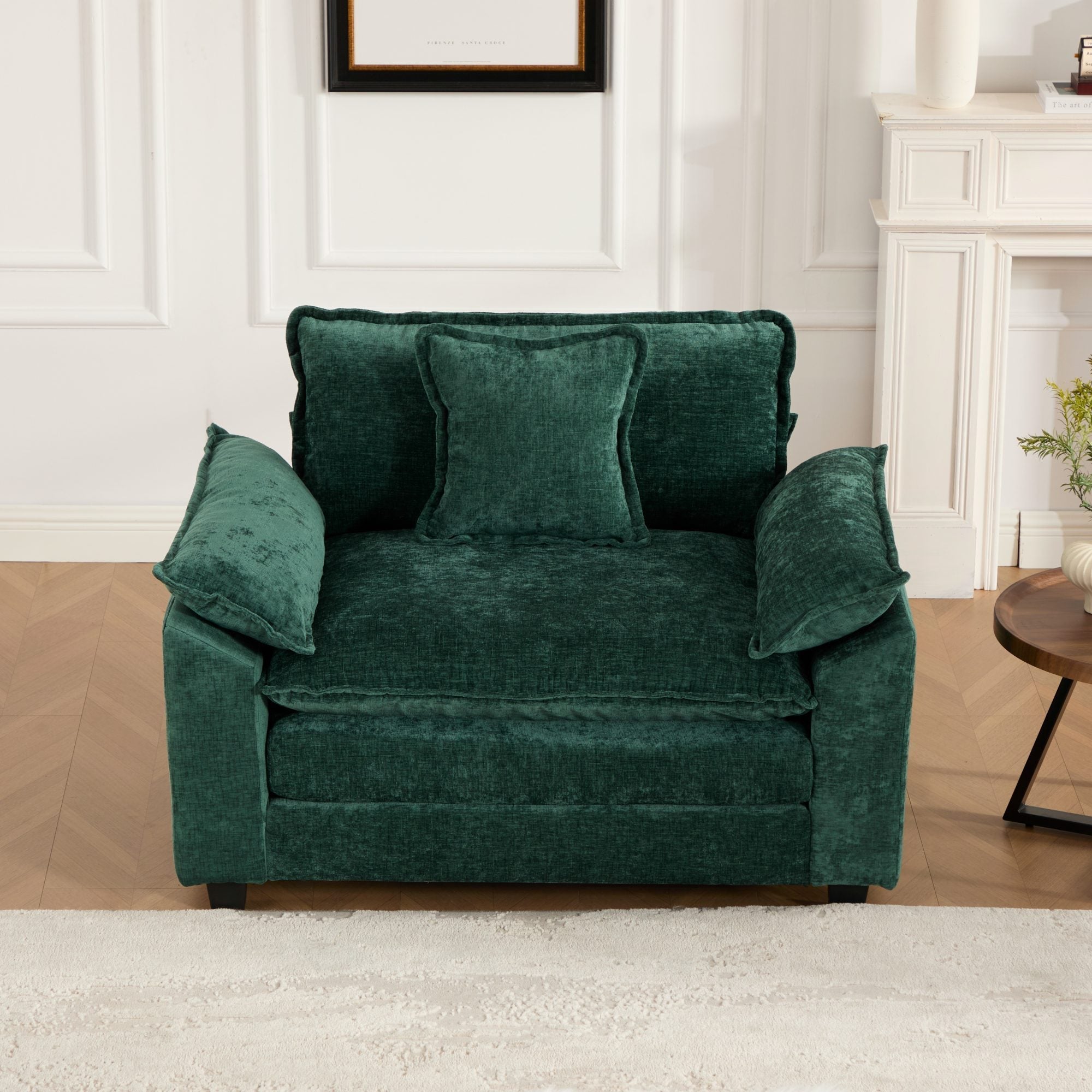 Modern Sectional Cloud Sofa Single Seat (Ottoman is Not Included)