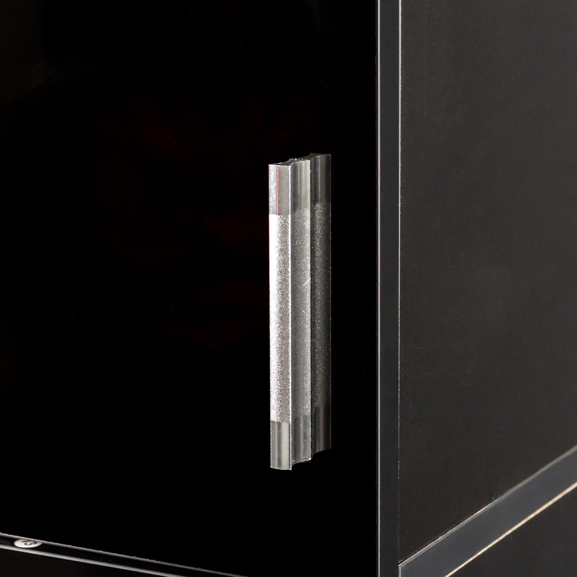 Elegant White Freestanding Cabinet for Kitchen and Dining Room