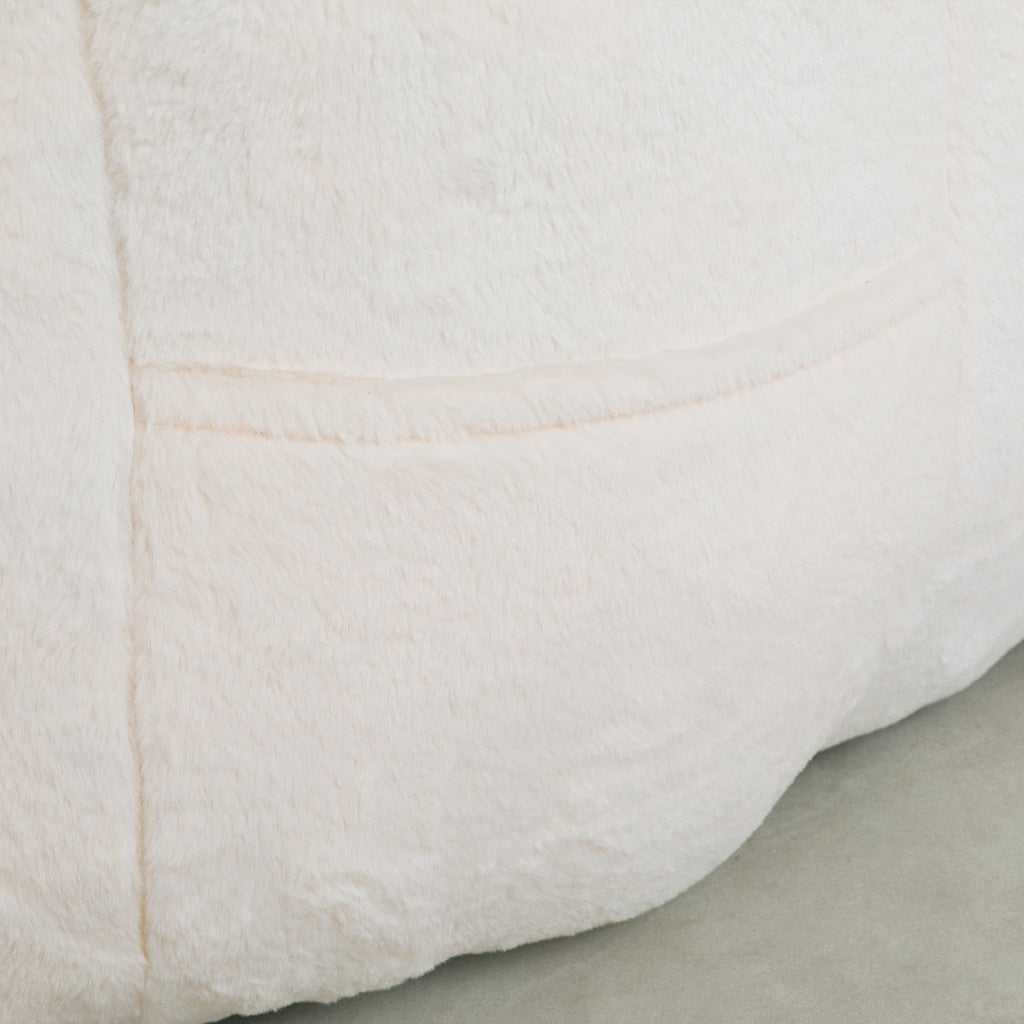 Bean Bag Sofa Chair with Armrests Stuffed
