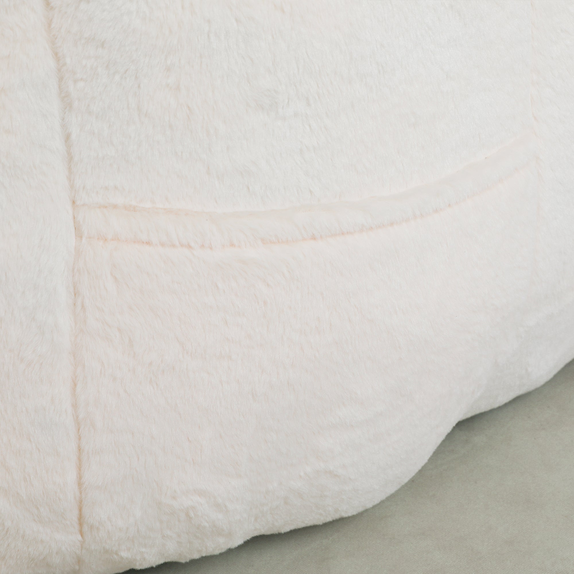 Bean Bag Sofa Chair with Armrests Stuffed