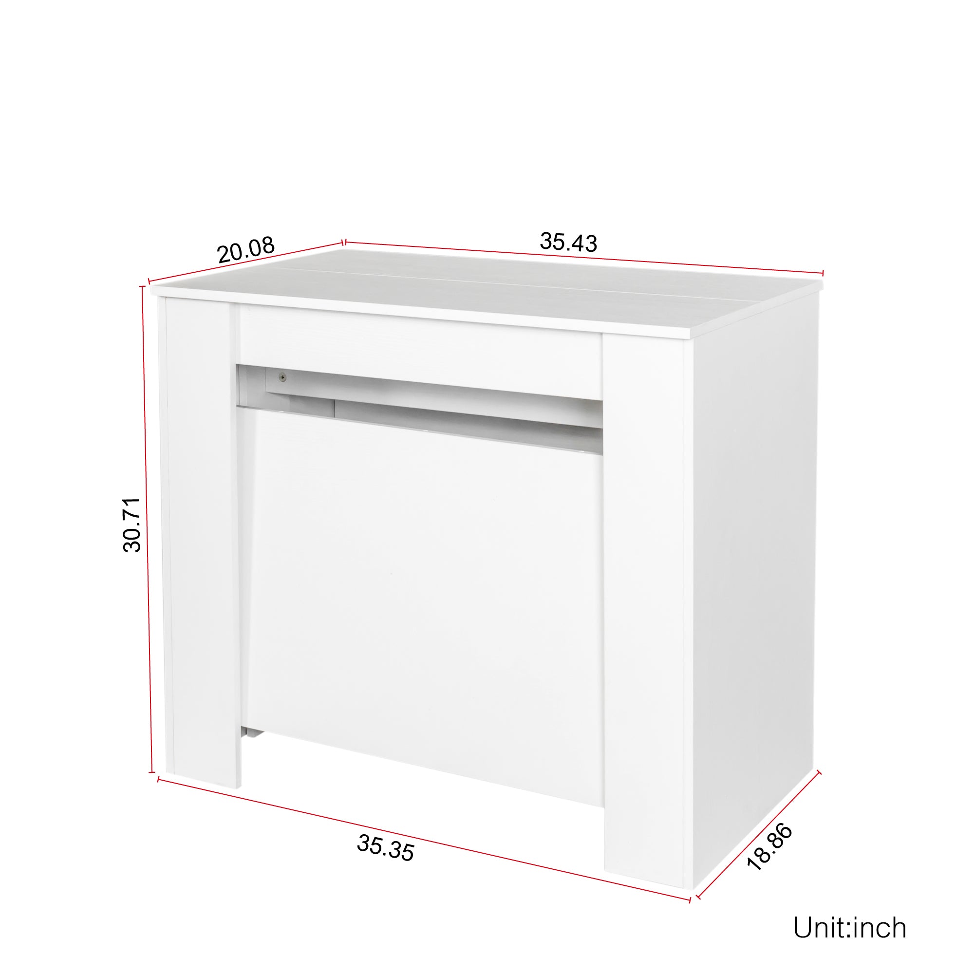Multifunctional Extendable Console Table