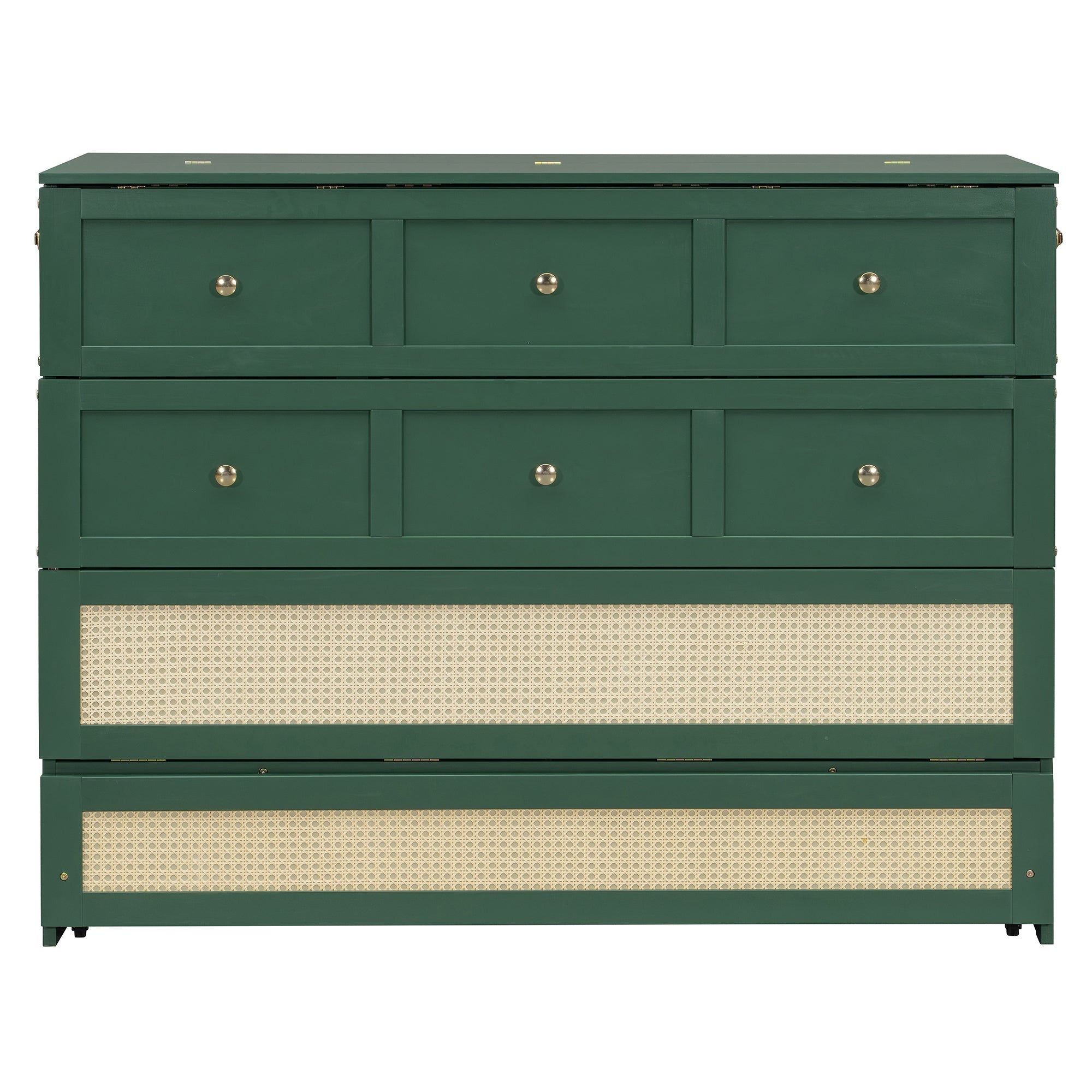 Full Size Murphy Bed with Large Drawers