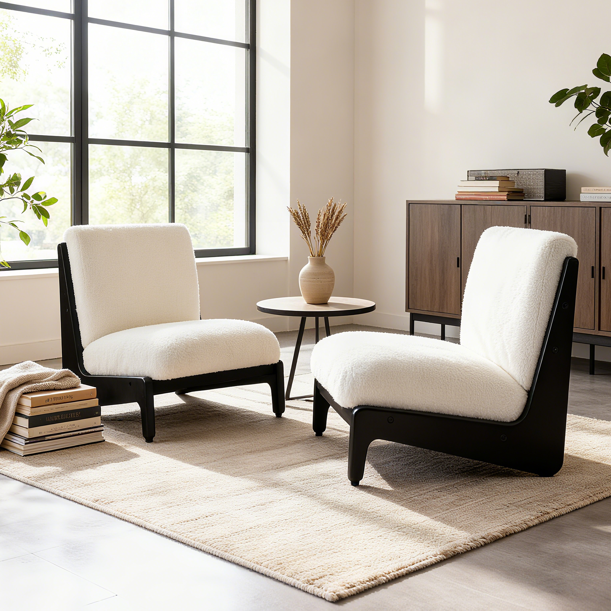 Scott Living Moda Accent Chair with Solid Wood Frame (Set of 2)