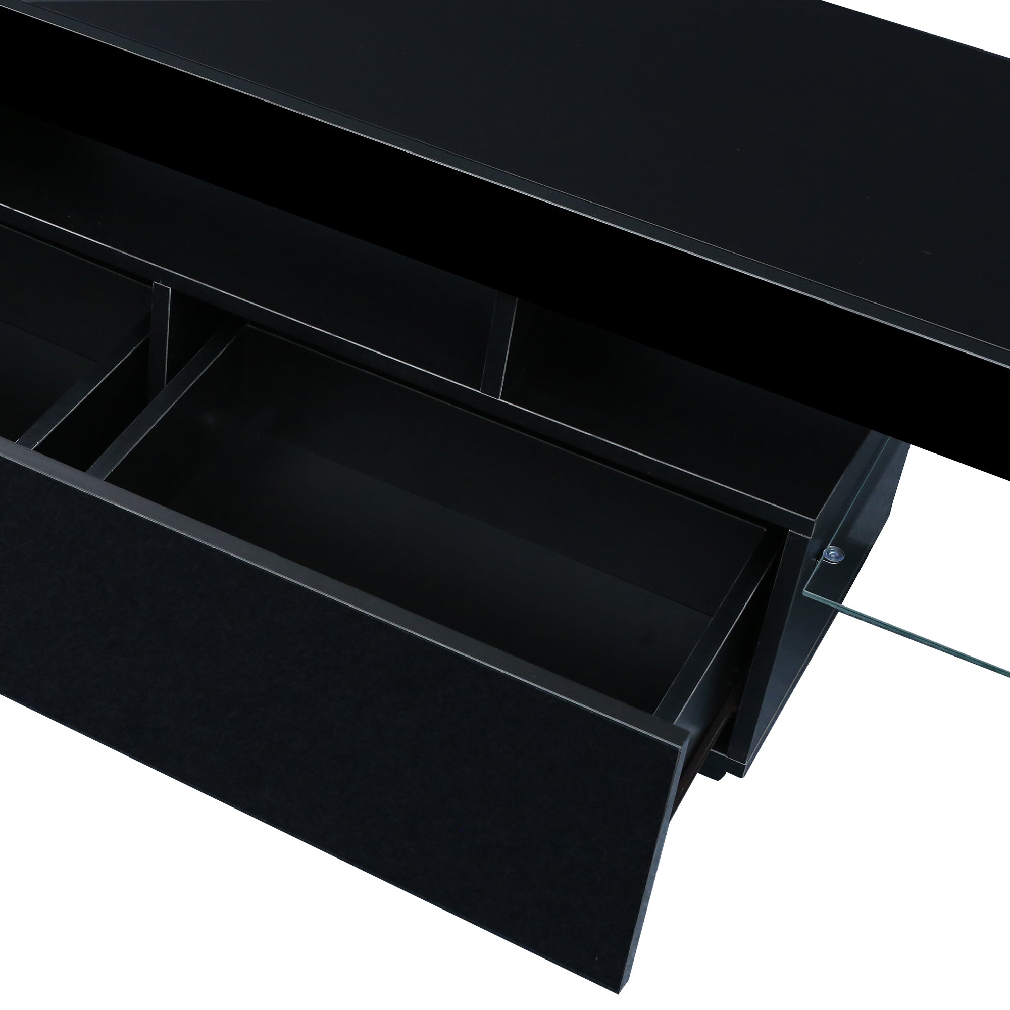 Modern Remote Control 20 Colors LED Lights TV Stand