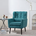 Mid-Century Chenille Accent Chair – Comfy Reading Chair with Lounge Style