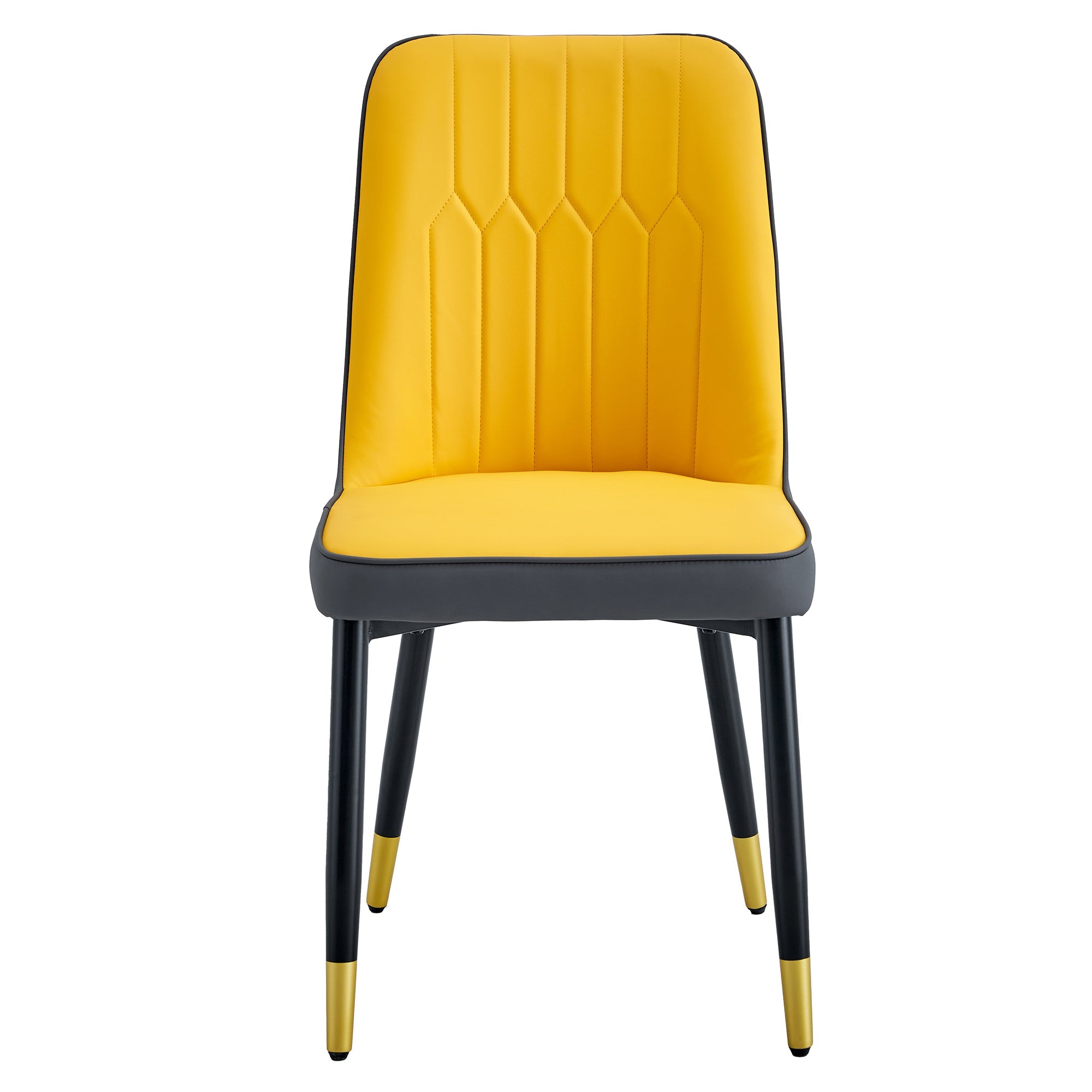 Modern PU Artificial Leather Dining Chairs (Set of 4)
